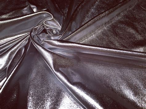 silver metallic stretch fabric|Silver Lycra Lame 4.